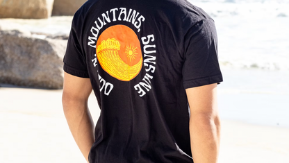 Yin Yang Tee in Black