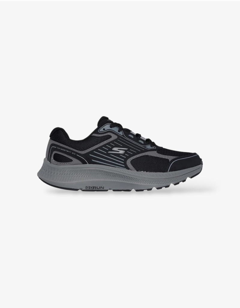 Mens Go Run Consistent 2.0 in Black / Charcoal