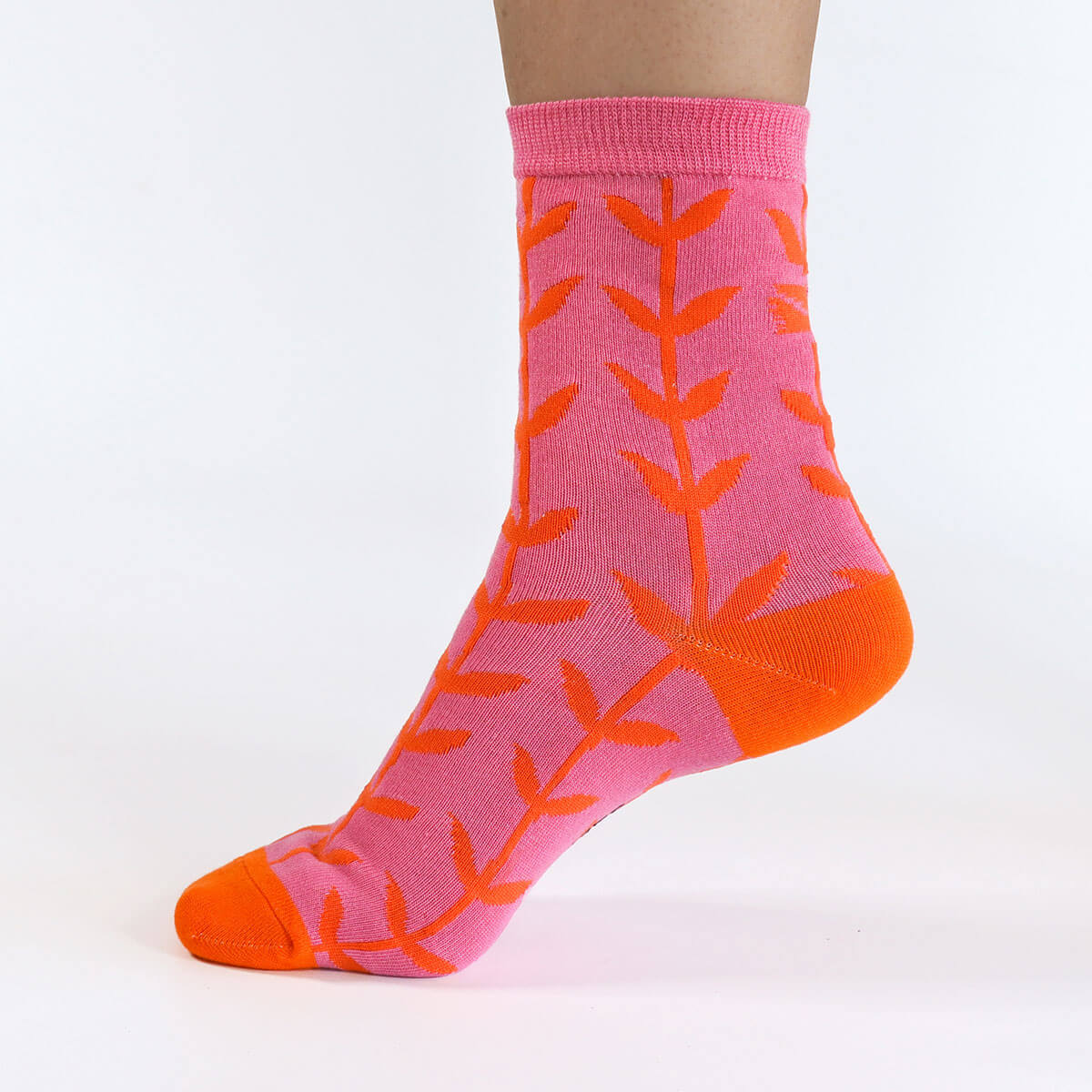 Skinny laMinx Bamboo Orla Hot Pink Socks