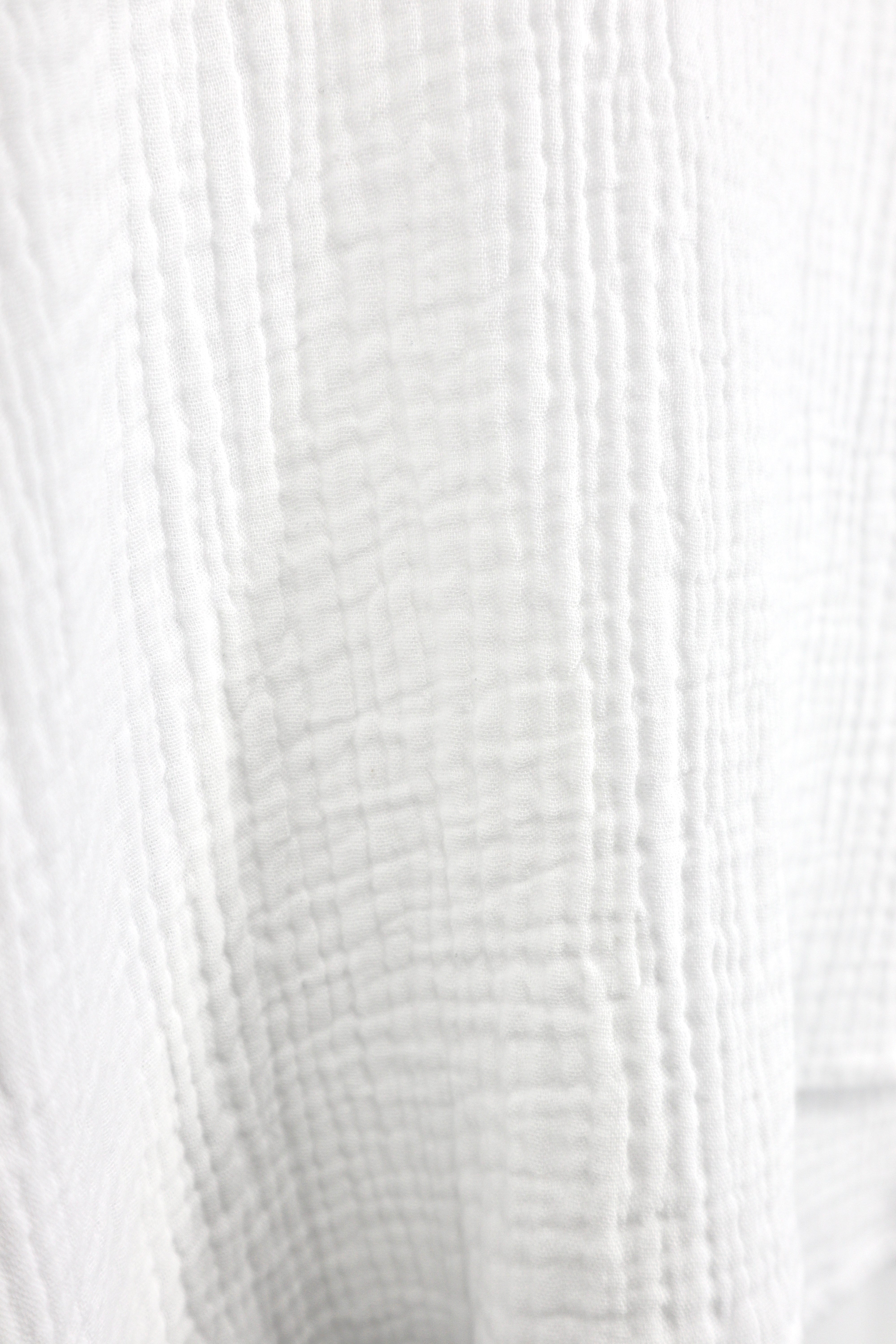 Steffi Cotton Box Top in White