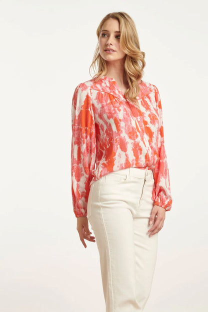 Abstract Paint Blouse