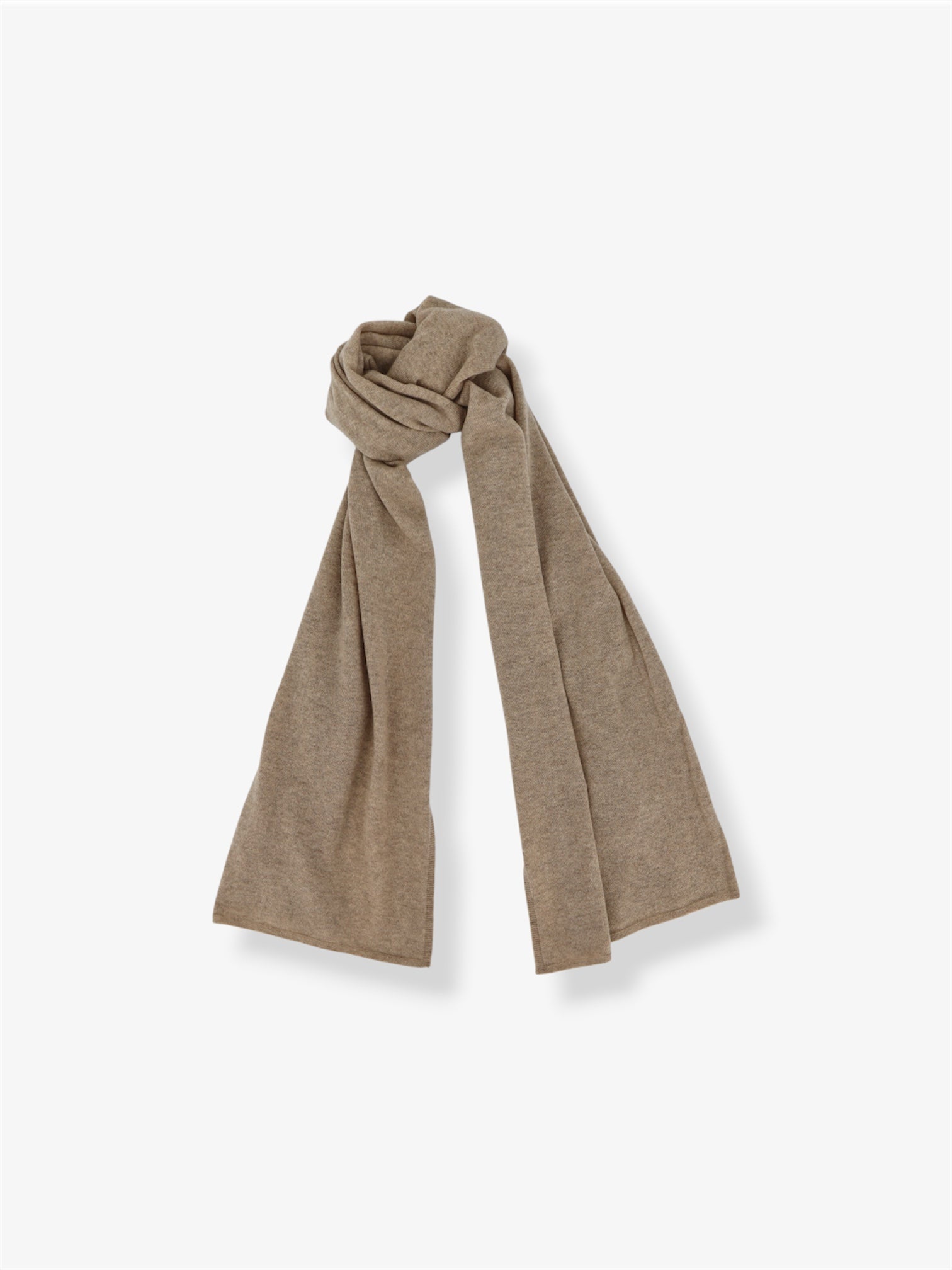 Pure Cashmere Oversized Wrap in Eco Stone