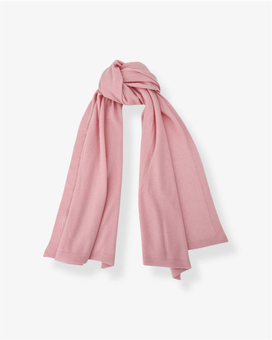 Pure Cashmere Oversized Wrap in Ballet