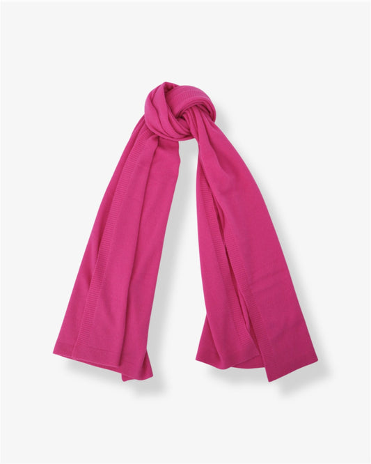 Pure Cashmere Oversized Wrap in Cabaret