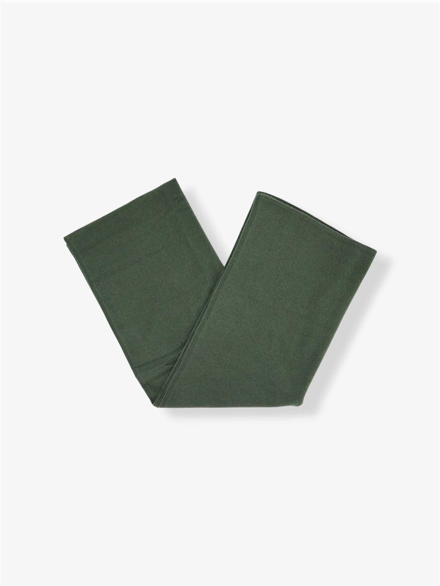 Pure Cashmere Oversized Wrap in Viridian Green