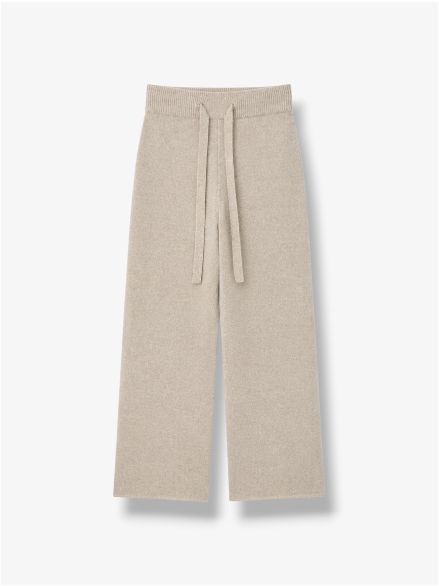 Pure Wool Lounge Pants in Sand