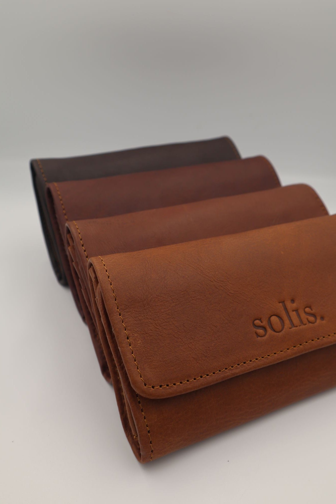 Lynn Genuine Leather Wallet in Brown