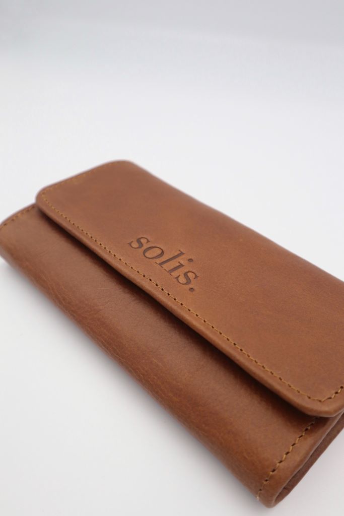 Lynn Genuine Leather Wallet in Peacan