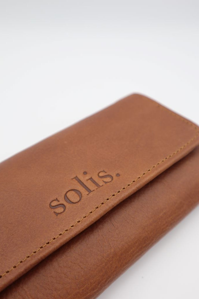 Lynn Genuine Leather Wallet in Peacan