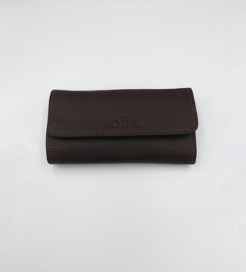 Lynn Genuine Leather Wallet in Brown