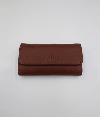 Lynn Genuine Leather Wallet in Tobacco