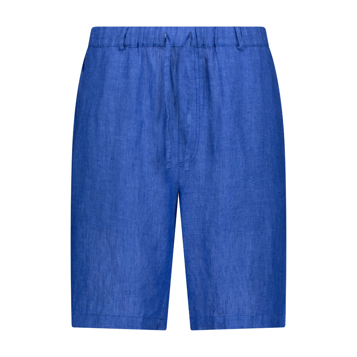 Blue shorts on a white background