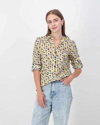 Cotton Printed Shirt in Circus