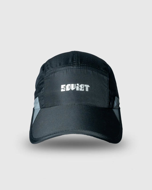 Adam Panel Golf Cap in Black