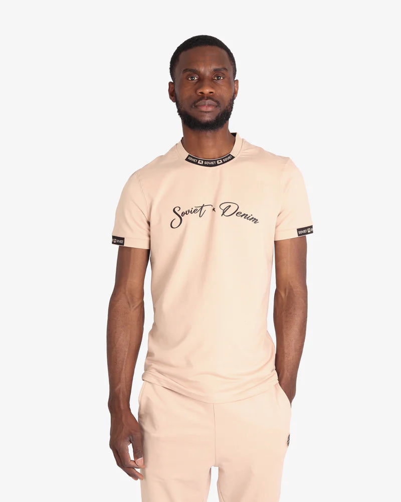 Anchor SS Tee in Sandshell