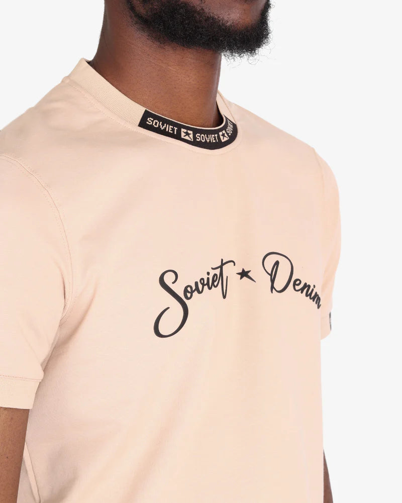 Anchor SS Tee in Sandshell