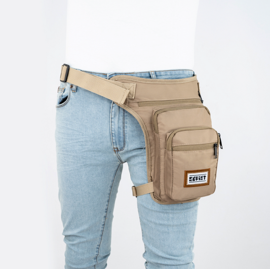 Bentley Messenger Belt Hip Bag in Khaki