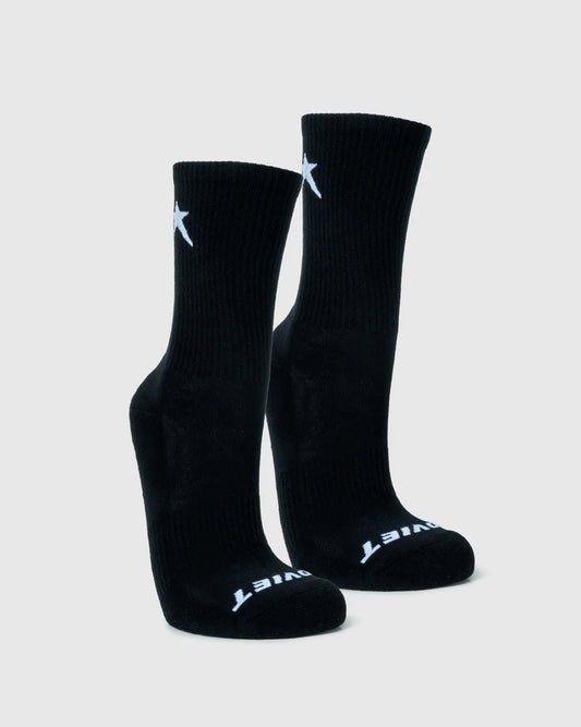 Blackbird 2pk Ankle Tennis Socks in Black