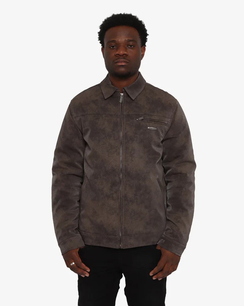 Clark Padded Jacket in Chocolate