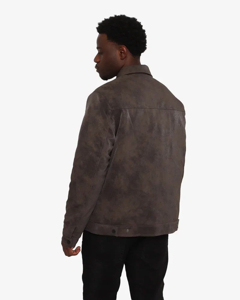 Clark Padded Jacket in Chocolate