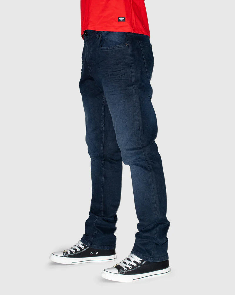Dalton Straight Leg Denim in Blue Black