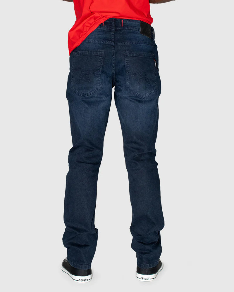 Dalton Straight Leg Denim in Blue Black