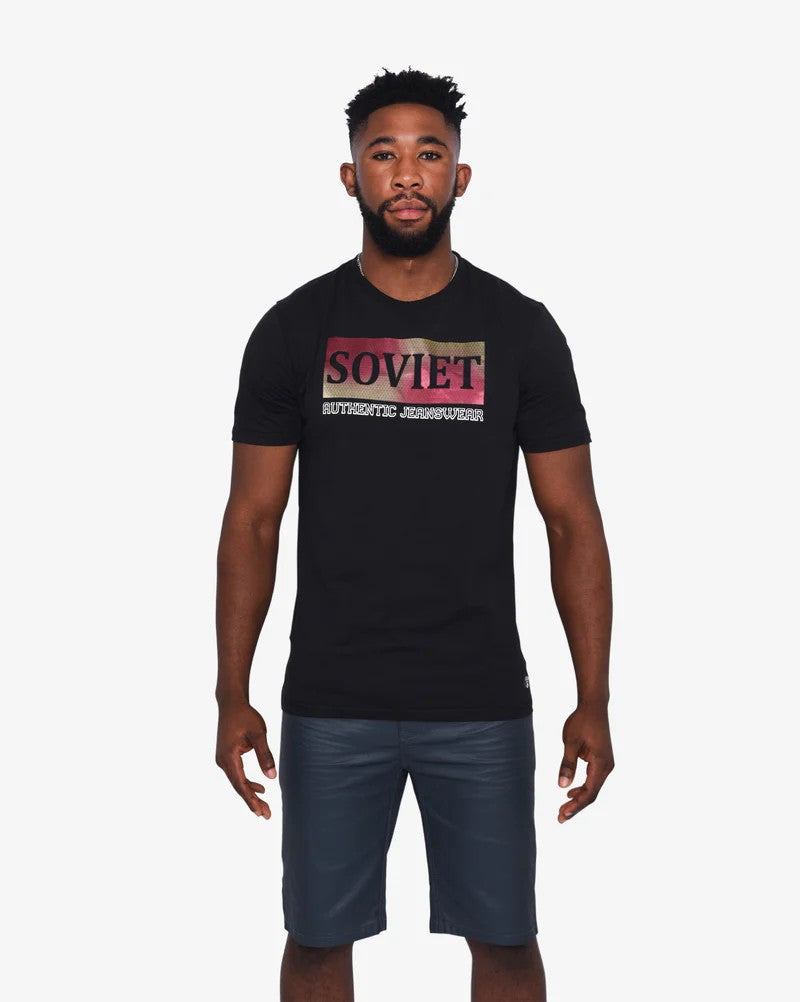 Domain SS Tee in Black