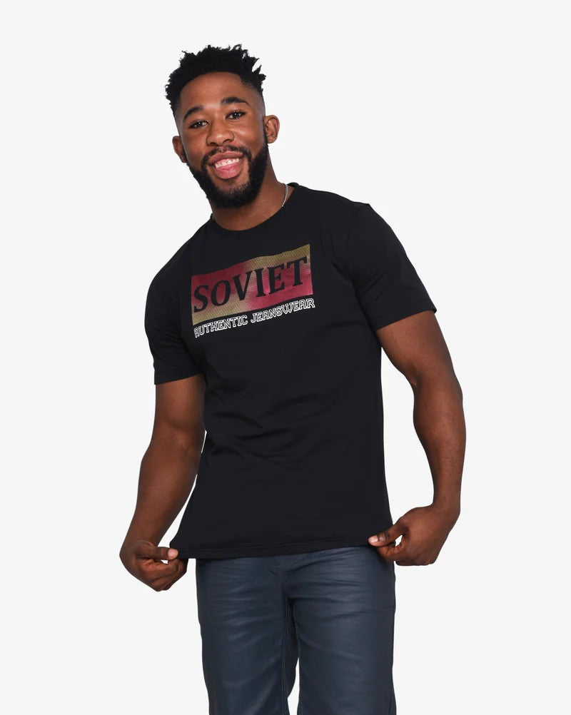 Domain SS Tee in Black