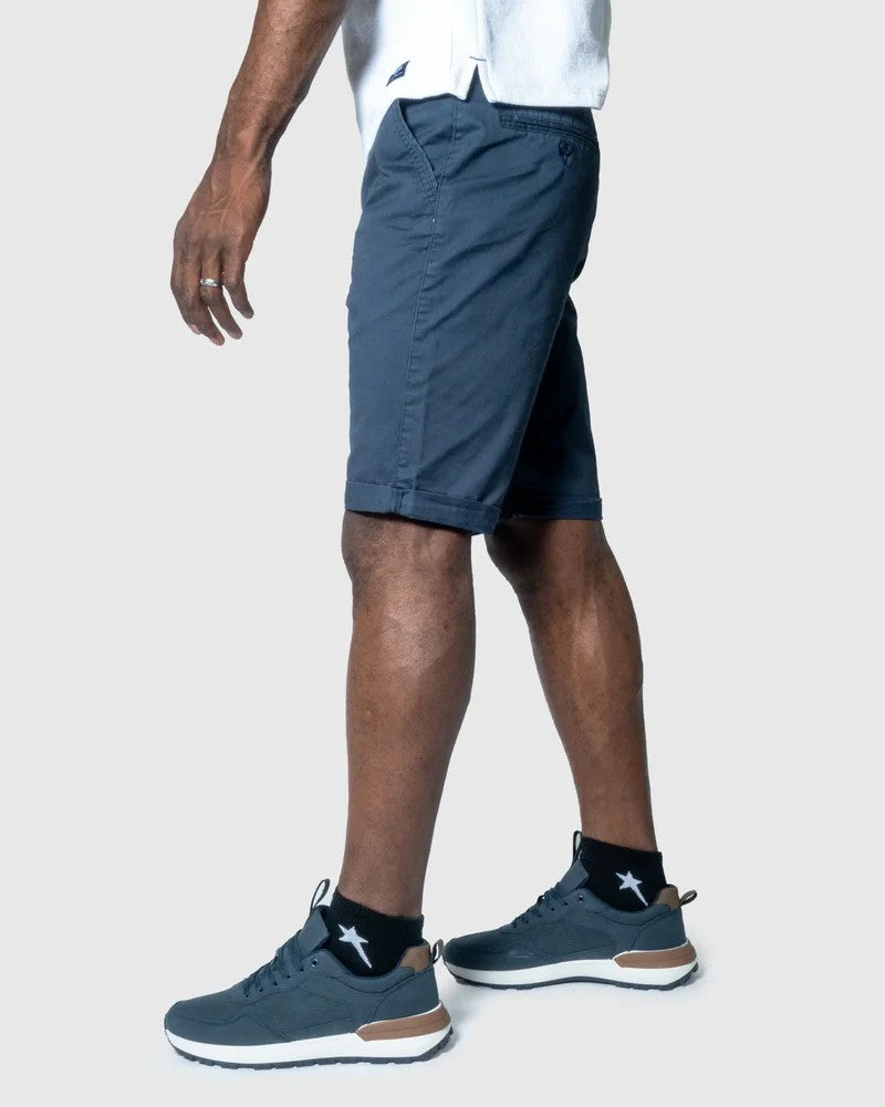 Femicino Cotton Shorts in Navy
