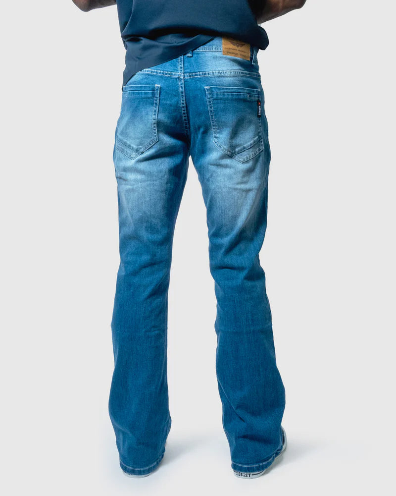 Hatton Bootleg Denim Jeans in Blue
