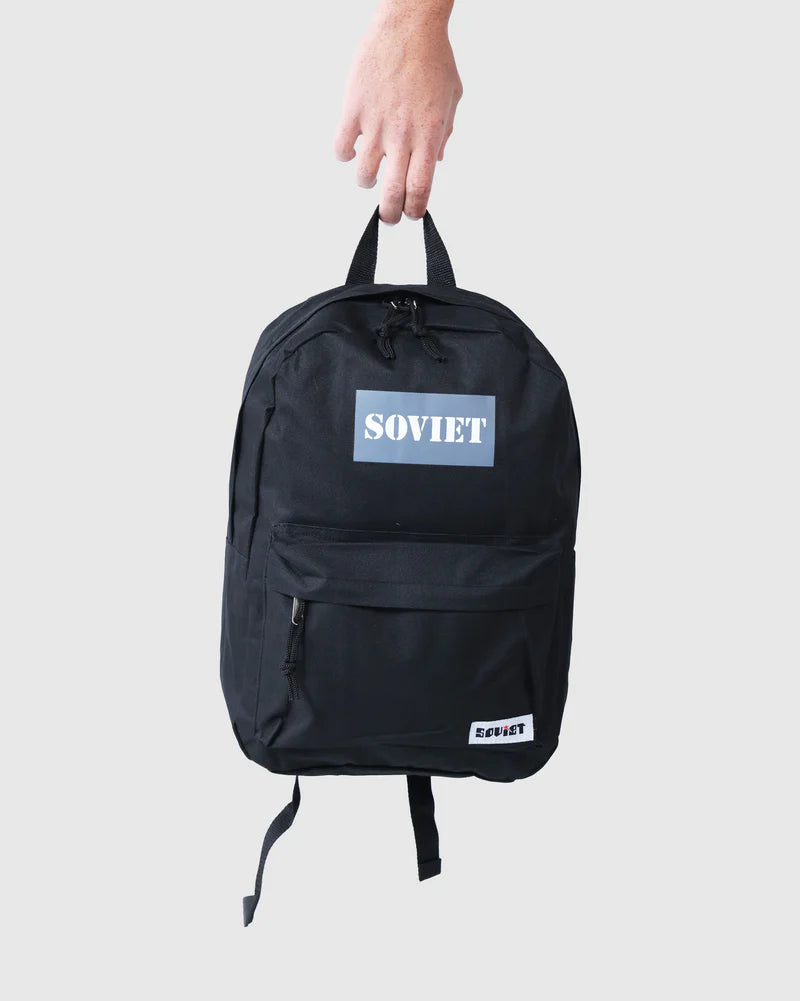 Jazz Nylon Backpack in Black / White