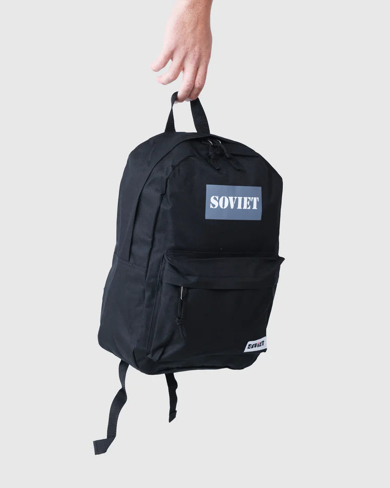 Jazz Nylon Backpack in Black / White