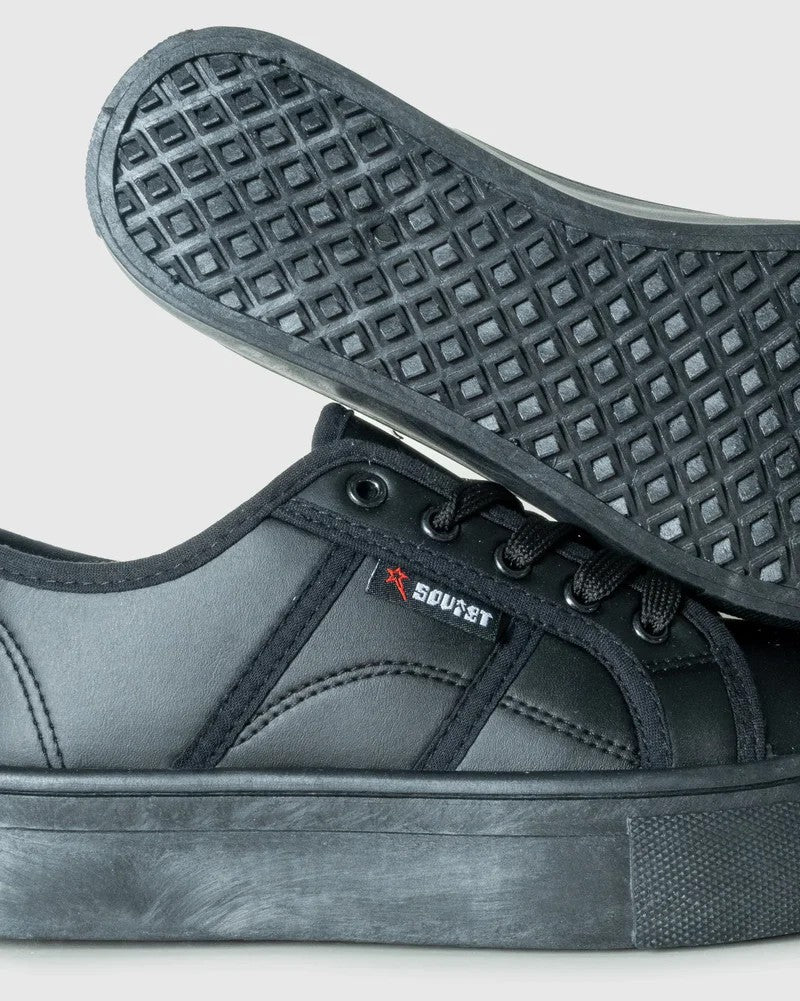 Rosewood Sneaker in Black Mono