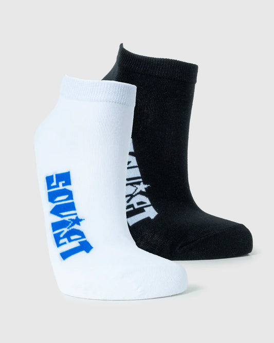 Long Island Evo 2pk Short Socks in Navy / Black