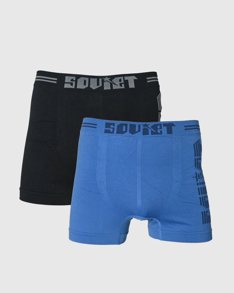 Magnet Body Hugger 2pk Trunks in Blue / Black