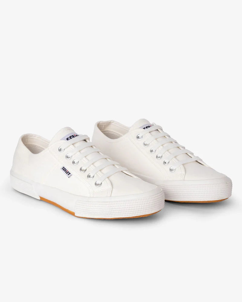 Ayanda Canvas Shoe in White Mono