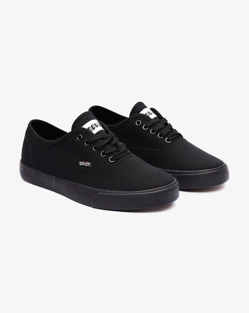 Barca Low Cut Shoe in Black Mono