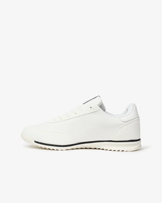 Rome Low Cut Shoe in White Mono / Black