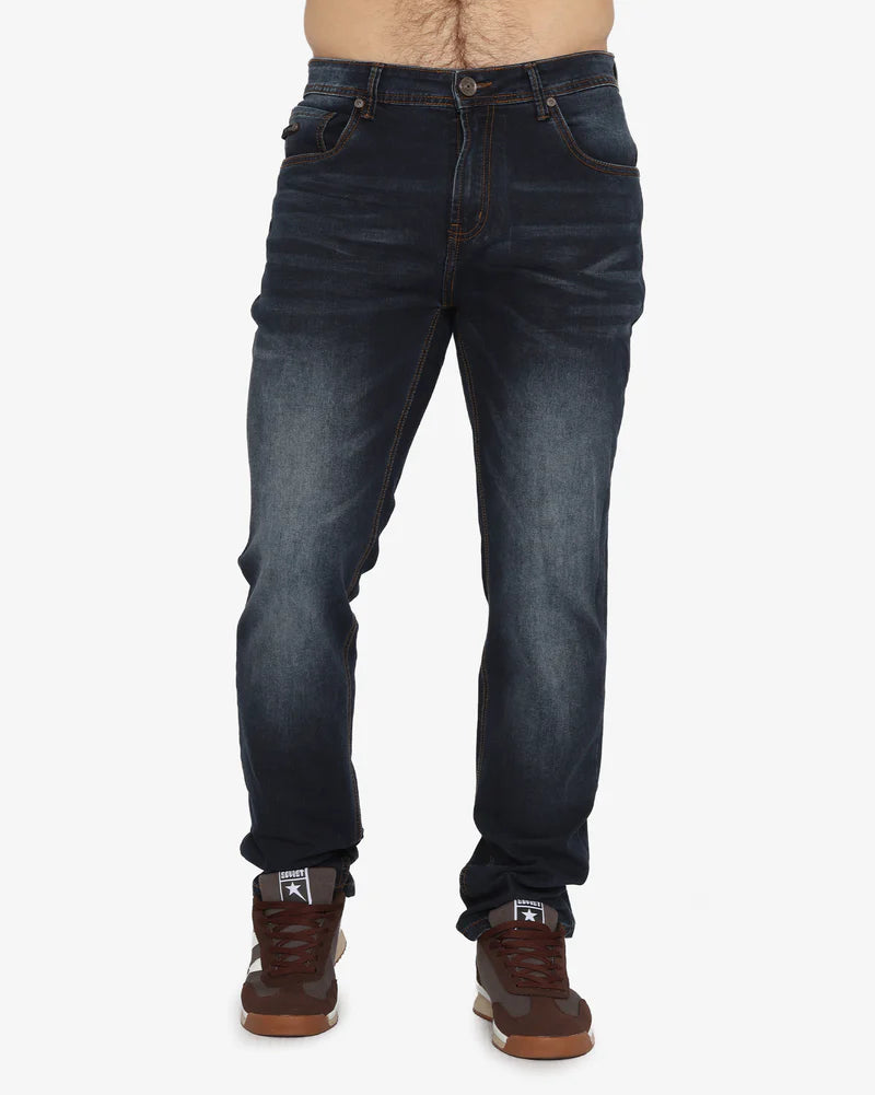 Seth Slim Leg Denim in Dark Indigo