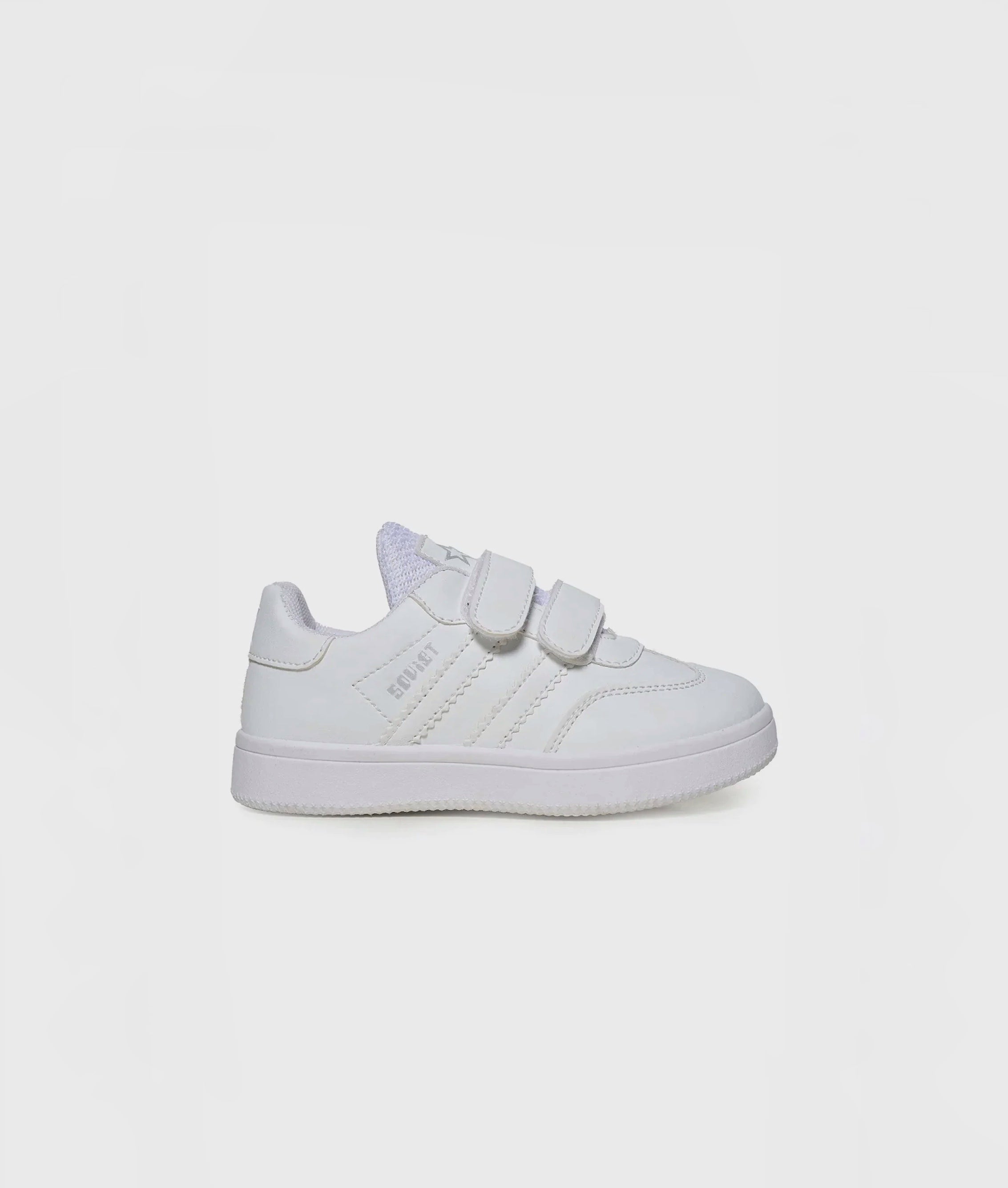 Youth Vespa Velcro Shoe in White