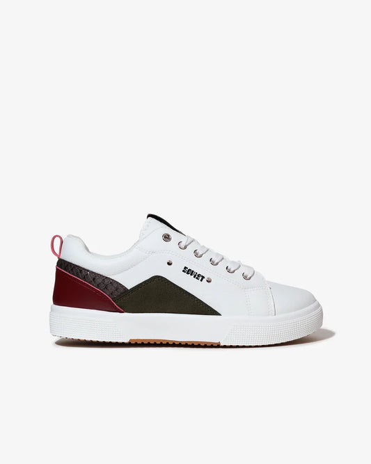 Coco Blanco Sneaker in White / Purple