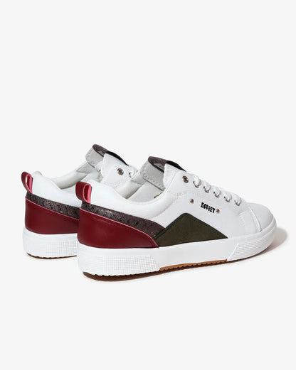 Coco Blanco Sneaker in White / Purple