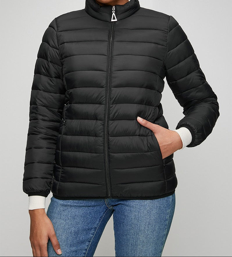 Puffer Jacket in Black