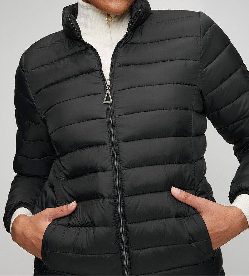 Puffer Jacket in Black