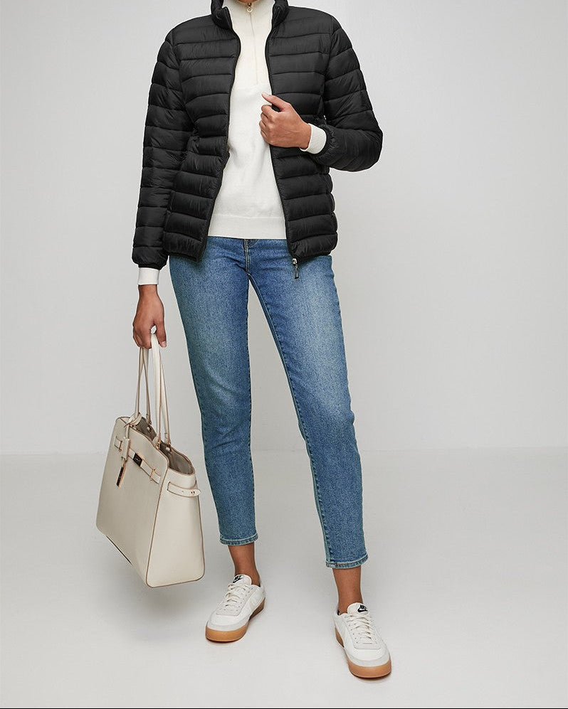 Puffer Jacket in Black