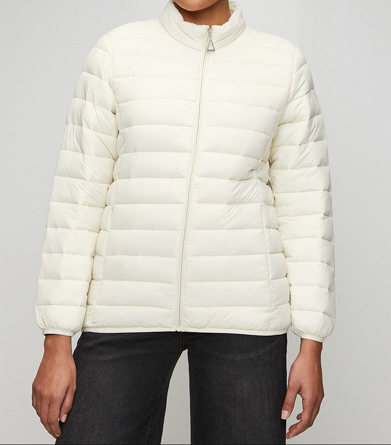 Puffer Jacket in Cream