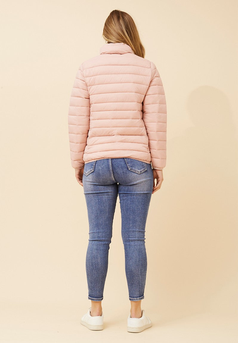 Puffer Jacket in Pink
