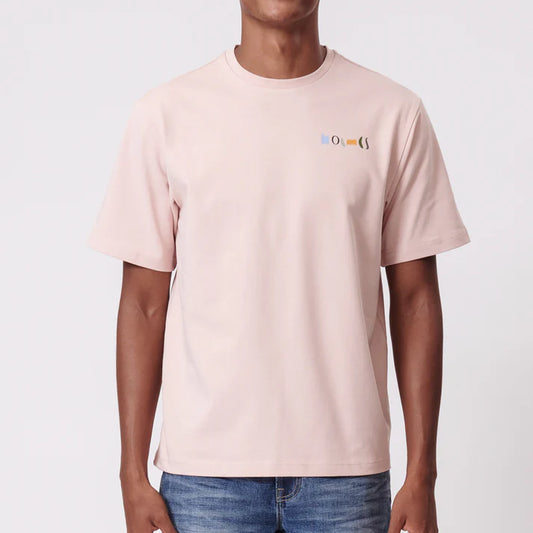 Sweet Leaf SS Tee in Pink