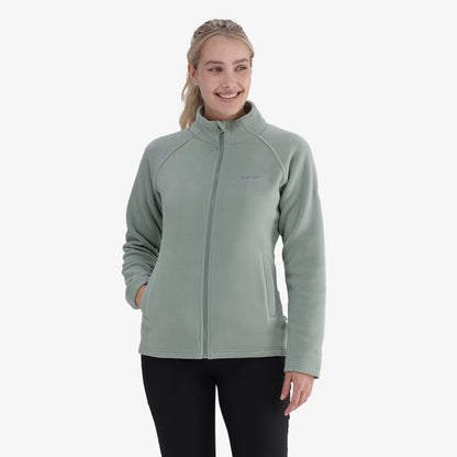 Henis Full Zip Fleece in Lily Pad