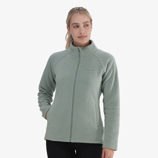 Henis Full Zip Fleece in Lily Pad